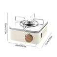 thumbnail image 3 of Outdoors Mini Card Stove Portable Outdoor Camping And Picnic Equipment Picnic Cookware Stoves Small Rectangle Stoves Card Stoves, 3 of 7