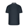 thumbnail image 4 of DPTALR T-Shirt Décontracté pour Homme, Coupe Ajustée, Col Rabattu, Couleur Unie, Manches Courtes, Haut, Blouse, 4 of 6