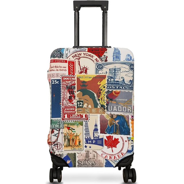 Luggage Cover Protector Travel Suitcase Covers Protective Skin for Carry On Baggage Fit 29-32 Inch Luggage