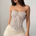 thumbnail image 2 of Body Shaper For Women, Seamless Lace Camisole Shapewear With Tummy Control, Adjustable Waist Cincher Top For Everyday Wear, 2 of 4
