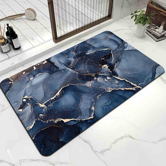 RKSTN Rug Bathroom Floor Mat, Home Room Toilet Door Mat, Water Absorbing Pad, Quick Drying, And Washable Foot Mat Fall Decorations for Home