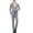 Gray#20, variant on TIMIFIS Black Men's 3 Piece Slim Suit Business Set One Button Blazer Solid Jacket Vests with Pants Men Tuxedo Suit Set Wedding Partys Dress - Spring/Summer