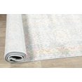 thumbnail image 4 of Tapis Ivoire Turc Géométrique Oriental Usé, 4 of 5