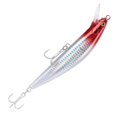 thumbnail image 4 of Appât Artificiel de Poisson, 60g Appât Artificiel de Forme de Poisson Simulé Leurre Faux Poisson Réaliste Leurre Rouge avec Accessoire d'Hameçon, 4 of 8