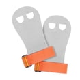 thumbnail image 2 of Lipstore Kids Gymnastic Hand Grips Breathable Gloves for Workout Exercise Accessories Orange S, 2 of 8
