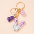thumbnail image 3 of LYMAYTER Cute Pink Tassel Mug Accessory Initial Letter Charm Keychain - with Tassel, Heart - shaped Sequins, 3 of 7