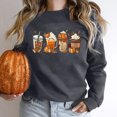 thumbnail image 1 of 2023 Chandail en Molleton de Mode pour Femmes 50 % de Rabais Liquidation Halloween Chandail en Molleton Décontracté Aguichant Mode Imprimé Manches Longues Col Rond Chandail Blouse Sans Capuche, 1 of 7
