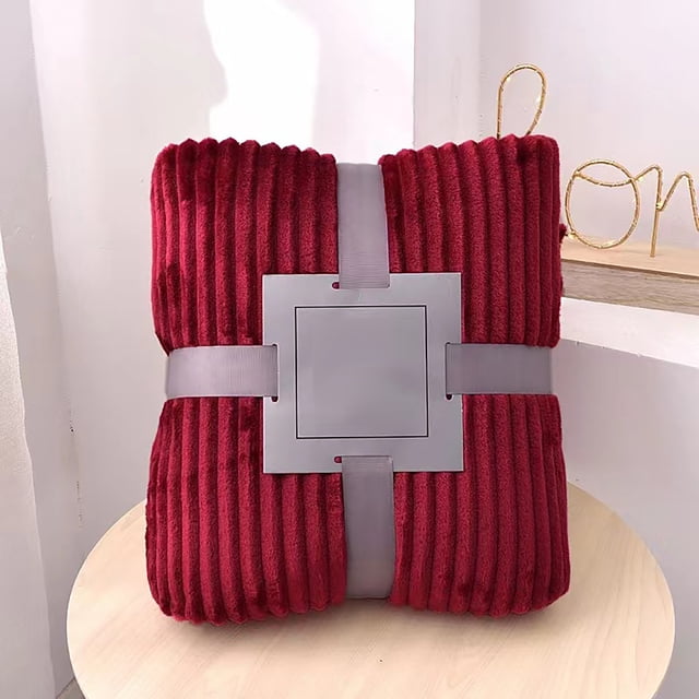 Couverture en Flanelle Douce et Chaude Couverture de Lit Jeté de Sofa