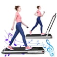 thumbnail image 1 of Gymax Tapis Roulant Électrique 2,25 Hp pour sous le Bureau avec Appli Argent, 1 of 10