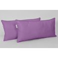 thumbnail image 2 of VargottamIndoor/OutdoorPolyester FabricLumbarPillowCover,All-Weather Waterproof Rectangular Cushion Case for Patio Furniture,12" x 20"Set of 2-Lavender, 2 of 7