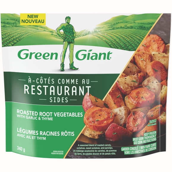 Green Giant Restaurant Sides Roasted Root Vegetables with Garlic & Thyme, 340 g