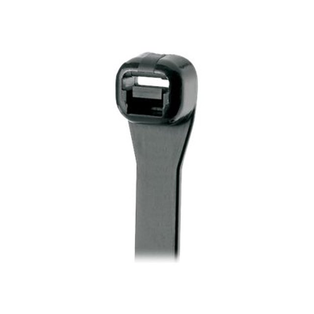 Panduit SG150I-C0 Super-Grip Attache-Câble, Nylon Résistant aux Intempéries 6.6, Section Intermédiaire, Embout Courbé, Résistance à la Traction Min 40lbs, Diamètre de Faisceau Max 1.5 Pouces, Épaisseur.040 Pouces, Largeur.168 Pouces, Le 6.2 Pouces