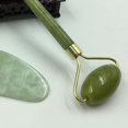 thumbnail image 4 of Milaget Rouleau de Jade et Gua Sha Ensemble pour Belle Peau Visage Yeux du Cou Outil Masseur Réduire les Rides Favoriser la Circulation A, 4 of 7