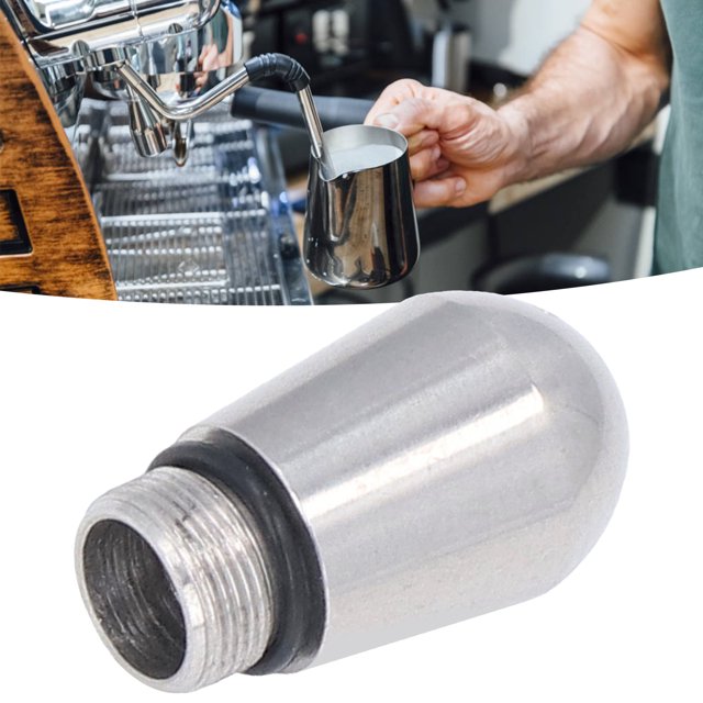 Buse Vapeur pour Machine à Café Mousseur à Lait Lavable Détachable en Acier Inoxydable de Remplacement pour Bofu