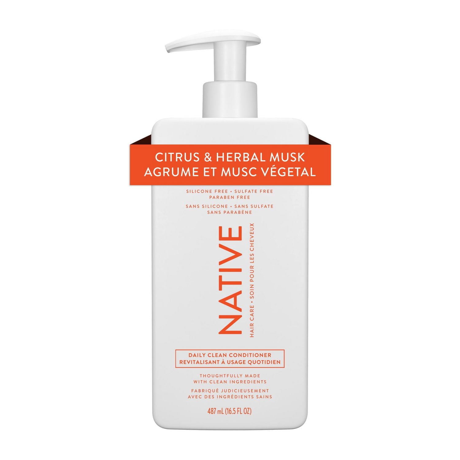 Native Daily Clean Conditioner Citrus & Herbal Musk 487mL