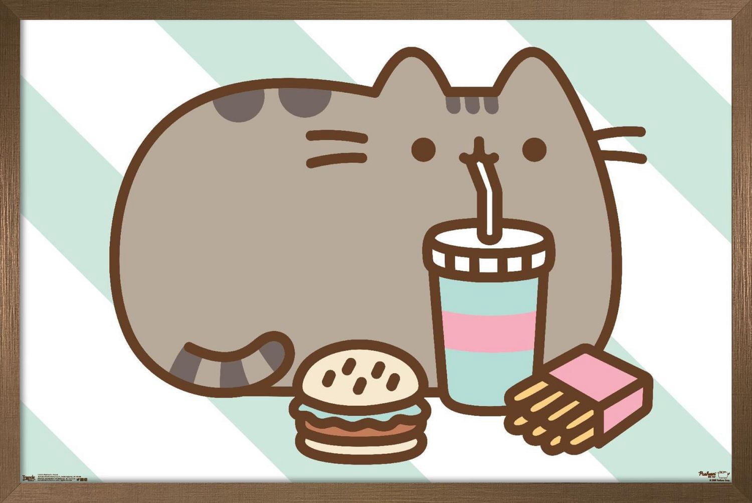 Pusheen - Food Wall Poster, 14.725" x 22.375"