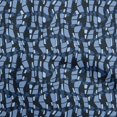 thumbnail image 1 of oneOone Viscose Jersey Blue Fabric Abstract Craft Projects Decor Fabric Printed By The Yard 60 Inch Wide, 1 of 4