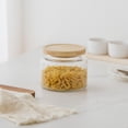 thumbnail image 2 of Mainstays Glass Kitchen Food Storage  Jar 1.5L Glass jar with bamboo lid, 2 of 5