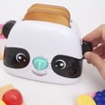thumbnail image 4 of Kid Connection Panda Play Toaster Kitchen Appliance Toy Set, Plastic Pretend Play Toaster for Kids, 4 of 6