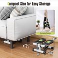 thumbnail image 3 of Goplus Mini Stepper pour l'Exercice à la Maison avec Bandes de Résistance Hauteur Ajustable Blanc, 3 of 10
