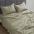 thumbnail image 2 of Nestl Cal King Sheet Set, 1800 Series Microfiber Deep Pocket 4 Piece Bed Sheet Set, 2 of 8