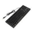 thumbnail image 2 of USB Wired Keyboard, Ergonomic Mechanical Keyboard 87 Keys Foldable Foot Support  For Computer, 2 of 5