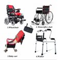 thumbnail image 4 of Wheelchair Bag Wheel Chair Storage Tote Accessory For Carrying Loose Items And Accessories Travel Messenger Backpack, 4 of 8