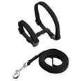 thumbnail image 2 of Pet Cat harness,Adjustable Design Nylon Strap Collar with Leash, Breakaway Cat Safety Harness Black, 2 of 6