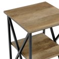thumbnail image 4 of Convenience Concepts Table d'Appoint Tucson avec Étagères en Finition Bois Caramel, 4 of 6