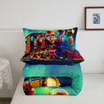 thumbnail image 4 of Erosebridal Steam Engine Train Bedding Sets Toddler with Comforter, Transportation Theme Duvet Insert, Reversible 2pcs, 4 of 6