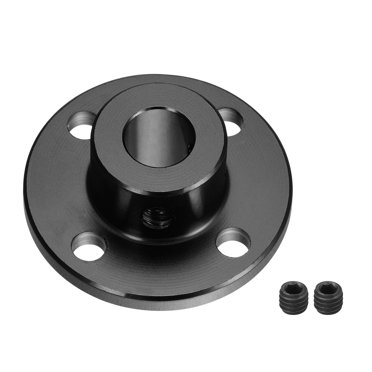 Unique Bargains 8mm Dia H13xD10 Rigid Flange Coupling Motor Guide Shaft Coupler for DIY Parts Black