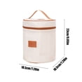 thumbnail image 3 of Pisexur Japanese Style Insulated Lunch Bag High Value Cloth Handbag Work Bring Lunch Portable Lunch Box Storage Bag White, 3 of 7