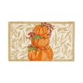 thumbnail image 1 of Nourison Tapis d'Accent d'Automne Three Pumpkins, Beige, 18 X 30, 1 of 2