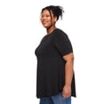 thumbnail image 4 of Lane Bryant Women'S Plus Boat-Neck T-Shirt, 4 of 6