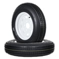 thumbnail image 2 of BeesClover Trailer Tire & Wheel Assembly Set of 2, 760LB Capacity for Utility & Boat Trailers, 2 of 8