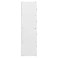 thumbnail image 4 of Hodedah HID 44 Armoire de Rangement Fermée à 8 Portes pour la Maison et le Bureau, Blanc, 4 of 8