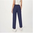 thumbnail image 2 of DecSea Girls Summer Elegant Suit Pants Button Front High Waist Full Length Straight Pant, 2 of 6
