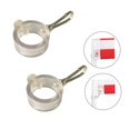 thumbnail image 4 of 4Pcs Plastic Flag Pole Rings, 360 Degree Rotating Flagpole Flag Mounting Rings Spinning Flag Pole Kit with Carabiner for 1 Inch Diameter Flagpole, 4 of 8