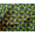 thumbnail image 4 of oneOone Silk Tabby Fabric Geometric Block Print Sewing Fabric BTY 42 Inch Wide, 4 of 4