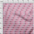 thumbnail image 3 of oneOone Cotton Poplin Light Pink Fabric Geometric Sewing Craft Projects Fabric Prints By Yard 42 Inch Wide, 3 of 5