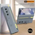 thumbnail image 4 of Case for Samsung Galaxy Z Fold 5 with S Pen Holder and Stylus & Invisible Kickstand, Full Body Hinge Built-in Screen Protector Fold5 Phone Cover for Samsung Z Fold 5 Case with S Pen Slot, 4 of 7