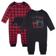 thumbnail image 1 of Gerber - 2pk Romper - Boy - Explore - Black - 3-6M, 1 of 1