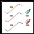 thumbnail image 3 of Uxcell 5pcs Offset Screwdriver Set PH3/PH2 PH2/PH1 PH2/SL6 Phillips Slotted Head Right Angle 90 Degree Screw Driver Double Ended Z-type Hand Tool with Mini Screwdrivers, 3 of 7