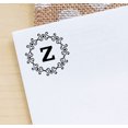 thumbnail image 5 of Printtoo Square Swirl Border Alphabet C Monogram Wood Mounted Rubber Stamp Office Stationary, 5 of 5