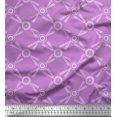 thumbnail image 1 of Soimoi Rayon Fabric Dots & Circle Geometric Print Fabric by the Yard 56 Inch Wide, 1 of 5