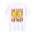 thumbnail image 4 of LUOGENLI T-Shirt pour Filles Enfants Mode Décontractée Imprimé Col Rond Ample Manche Courte T-Shirt Haut Maxi Chemises pour Filles Paquet Blanc 4-5 Ans, 4 of 5