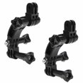 thumbnail image 3 of Bras d'Extension de Casque, Interface Universelle Réglable 2 Ensembles Bras d'Extension Selfie, Durable pour Alpinisme Anti-Secousse Camping, 3 of 7