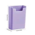 thumbnail image 3 of Boovnll Pen Holder Magnetic Hanging and Suction-Style Pen Container Whiteboard Marker Storage Box Chalkboard Wall-Mounted Large-Capacity Magnetic Pen Container Magnetic Suction Pencil Holder, 3 of 6