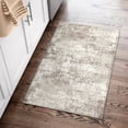 thumbnail image 3 of BERTHMEER 2'x3' Small Abstract Area Rugs Indoor Doormat Entryway Laundry Kitchen Modern Washable Rugs Non-slip Contemporary Throw Rugs, Gray, 3 of 4