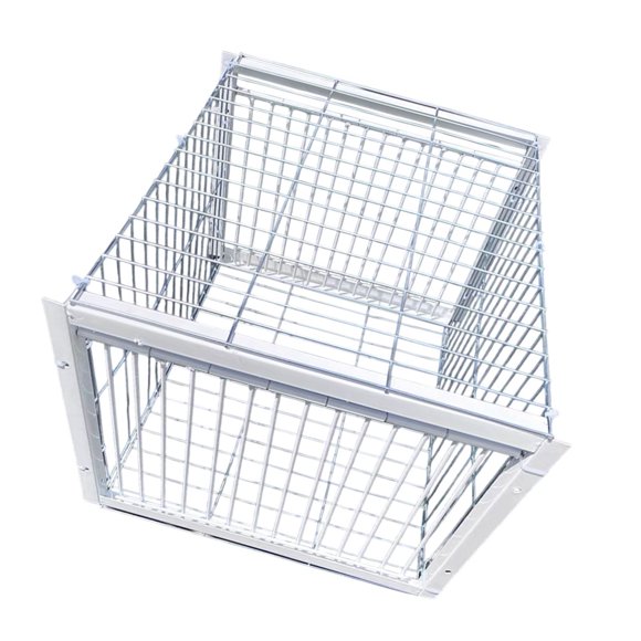 crativent Bird Cage Automatic Collection for Birds Other Parrots 2 Entrance Cardinals Way 2 Way Entrance 40x30x26cm